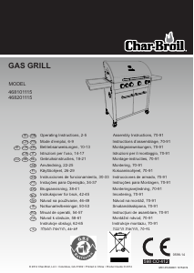Manual Char-Broil 468201115 Royal Grelhador