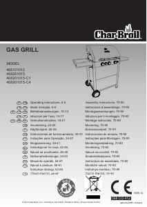 Manual Char-Broil 468201015-C4 Onyx Grătar