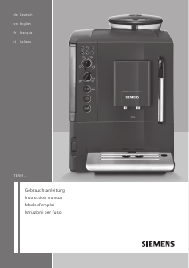 Manual Siemens TE501503DE Espresso Machine