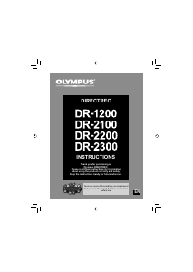 Manual de uso Olympus DR-2300 Grabadora de voz