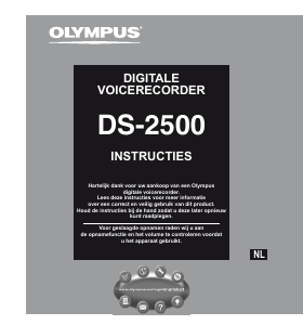 Handleiding Olympus DS-2500 Audiorecorder