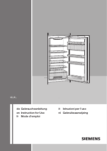 Bedienungsanleitung Siemens KI24RA50CH Kühlschrank