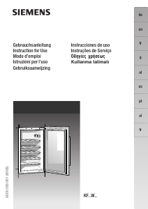 Bedienungsanleitung Siemens KF18W461 Kühlschrank