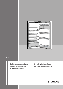 Bedienungsanleitung Siemens KI20LA60L Kühlschrank