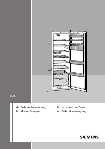 Bedienungsanleitung Siemens KI38RA51 Kühlschrank