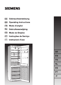 Manual Siemens KG33VX05 Frigorífico combinado
