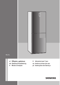 Manual Siemens KG49NSB30 Frigorífico combinado