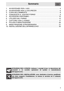 Manuale Smeg SC750BS-8 Forno