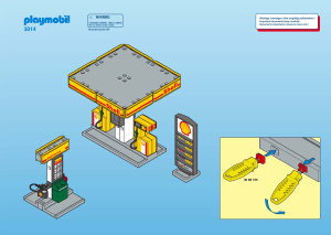 Mode d’emploi Playmobil set 3014 Racing Station Service Shell