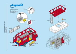 Manuale Playmobil set 3614 Racing Camion di servizio