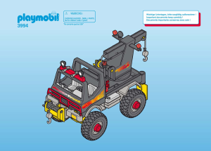 Mode d’emploi Playmobil set 3994 Racing Camion remorque