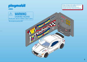 Handleiding Playmobil set 4365 Racing Tuning race-auto metlLicht