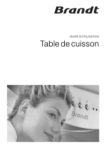 Mode d’emploi Brandt TE1015B Table de cuisson