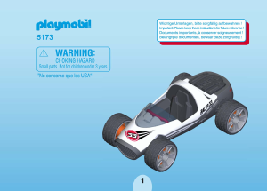 Handleiding Playmobil set 5173 Racing Rocket racer