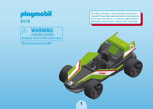 Handleiding Playmobil set 5174 Racing Turbo racer