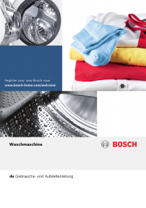 Bedienungsanleitung Bosch WAE24447CH Waschmaschine