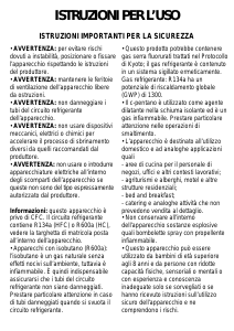 Manuale Ignis CE 140 EG Congelatore