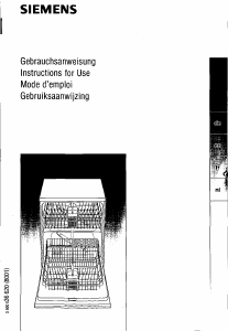 Handleiding Siemens SE56891 Vaatwasser