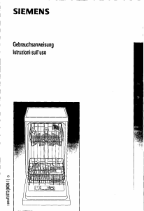 Bedienungsanleitung Siemens SF25260II Geschirrspüler