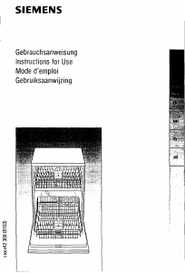 Handleiding Siemens SL55592 Vaatwasser