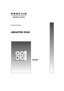 Kullanım kılavuzu Profilo OCA550 Ocak
