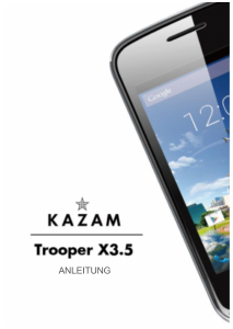 Bedienungsanleitung Kazam Trooper X3.5 Handy