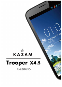 Bedienungsanleitung Kazam Trooper X4.5 Handy