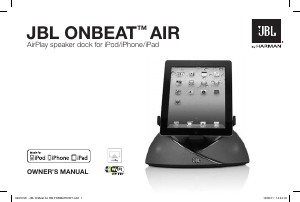 Handleiding JBL OnBeat Air Speakerdock