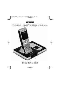 Mode d’emploi Alcatel Versatis 1780 Téléphone sans fil