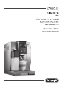 Manual DeLonghi ECAM 370.95.T Dinamica Plus Cafetieră