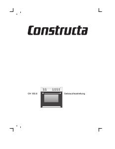 Bedienungsanleitung Constructa CH10340 Herd