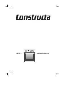 Bedienungsanleitung Constructa CH10420 Herd