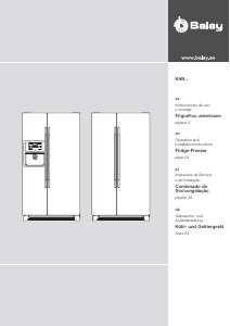 Handleiding Balay 3FA4610B Koel-vries combinatie