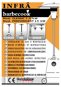 Manuale Barbecook Infra Fix Classic Riscaldamento esterno