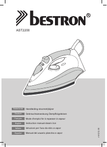 Manual Bestron AST2200 Iron