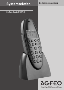 Bedienungsanleitung AGFEO DECT 45 Schnurlose telefon