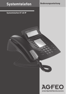 Bedienungsanleitung AGFEO ST 40 IP Telefon
