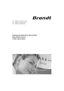 Bruksanvisning Brandt AD916X Köksfläkt