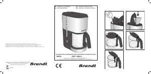 Brugsanvisning Brandt CAF-1408A Kaffemaskine
