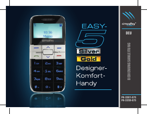 Bedienungsanleitung Simvalley PX-3359-675 Easy-5 Handy
