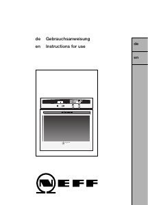 Manual Neff B1641W2 Oven