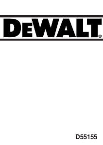 Manuale DeWalt D55155 Compressore
