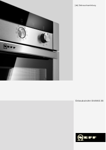 Bedienungsanleitung Neff B44M42N3S Backofen