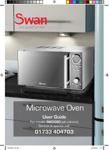 Bruksanvisning Swan SM3080N Mikrovågsugn