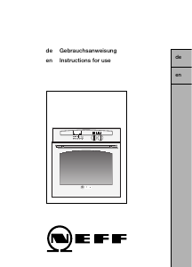 Manual Neff B1481C2 Oven