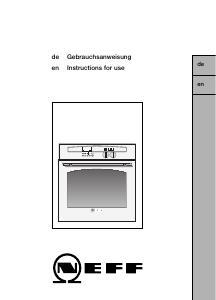 Bruksanvisning Neff B1481J2 Ugn