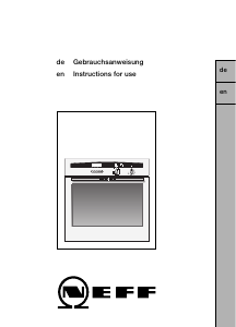 Bruksanvisning Neff B1541W2 Ugn
