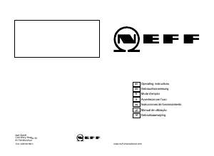 Manual de uso Neff T62S26S0 Placa