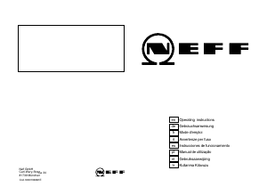 Manual Neff T25T2N0GB Hob