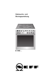 Bedienungsanleitung Neff E1342N0 Herd